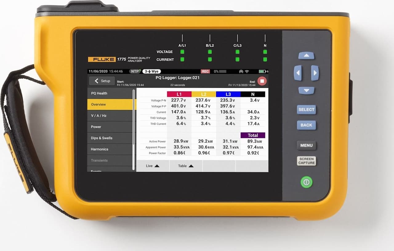Fluke 1775 新一代电能质量分析仪