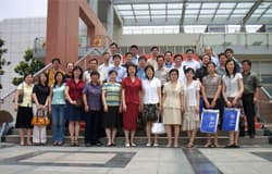 朗坤公司联合FLUKE公司成功参展上海高校计算机网络会议！