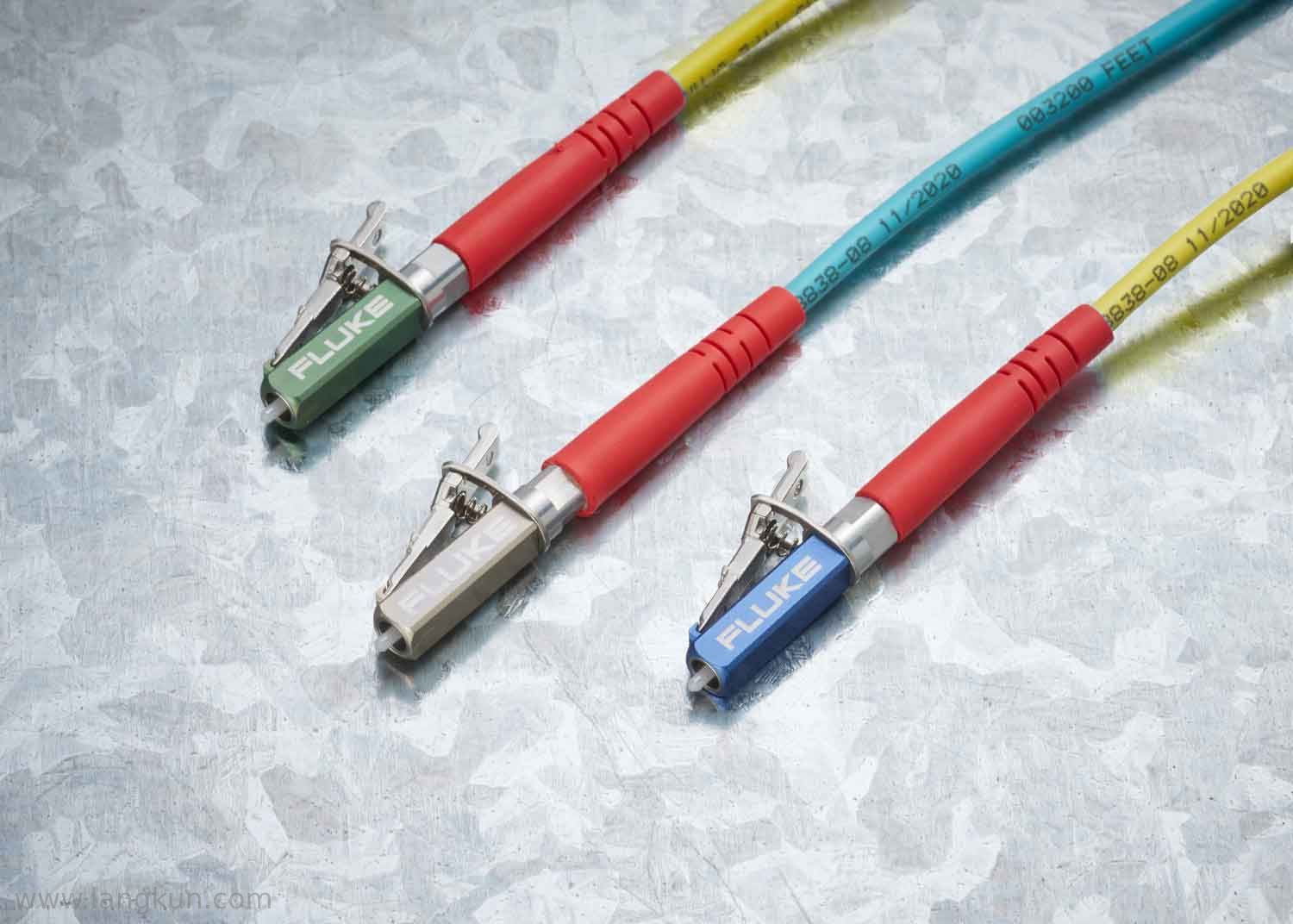 三根Fluke Networks金属LC连接器